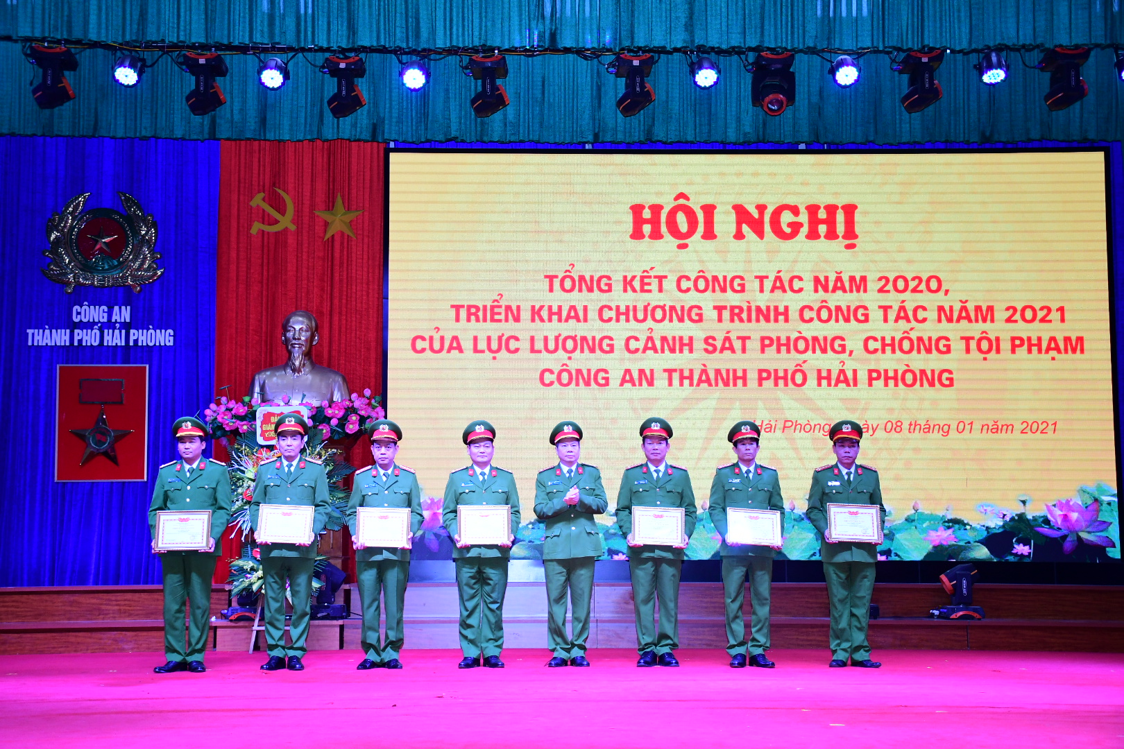 Lực lượng Cảnh sát phòng, chống tội phạm Công an thành phố triển khai chương trình công tác năm 2021